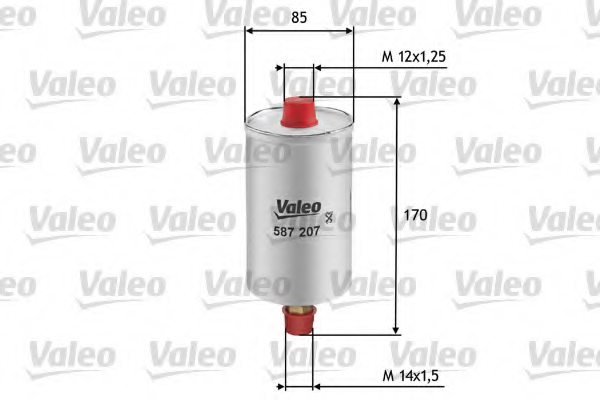 VALEO 587207 Fuel filter